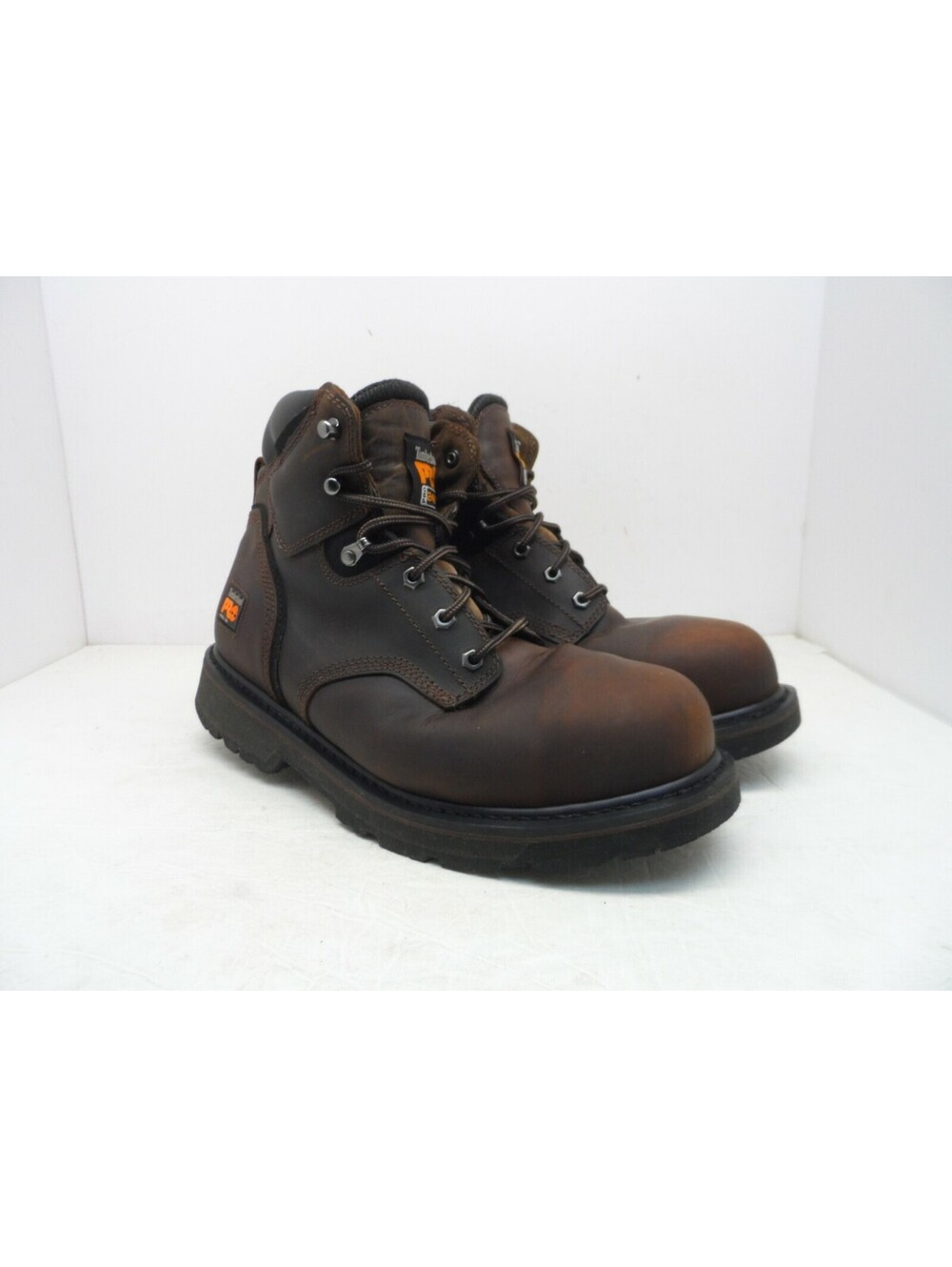 Timberland PRO Men's 6" Pit Boss Steel Toe Work Boots 33034 Brown Size 11.5M